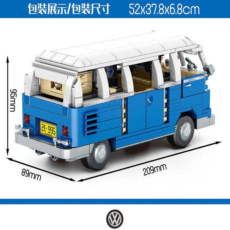 لگو سمبو بلاک «فولکس واگن» Sembo Block SY Volkswagen T1 Camper Lego 701810