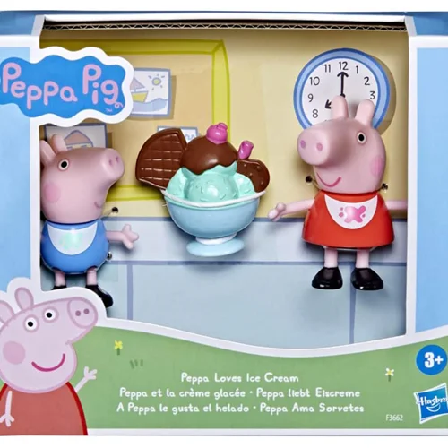 عروسک پپا پیگ، پپا عاشق بستنی Peppa Loves Ice Cream F3662