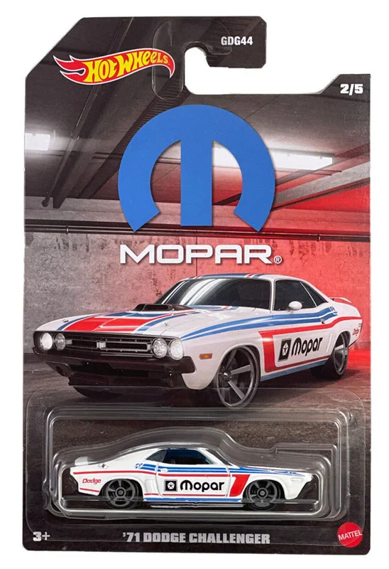 خرید ماشین فلزی هات ویلز ماشین «71دوج چلنجر Dodge Challenger» ماشین فلزی Hot Wheels Mopar Series 71 Dodge Challenger  2/5 GDG44