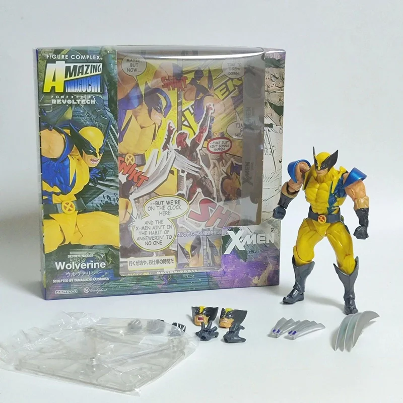 جعبه فیگور ولورین Kaiyodo شماره 005 محتویات جعبه