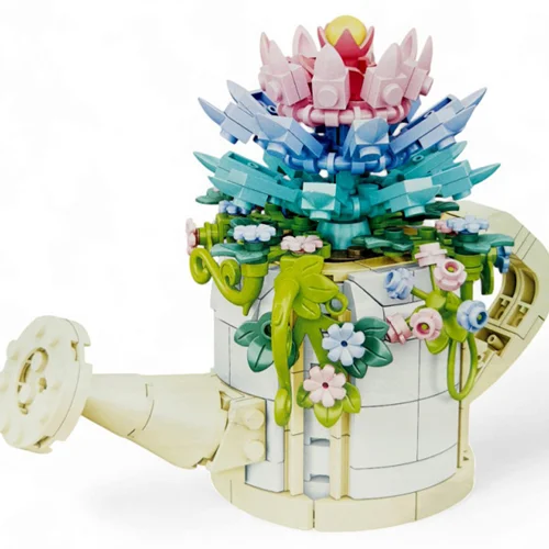 لگو گلدان گل های معطر کاکتوس سه رنگ Floral Fragrance Succulents 88060A