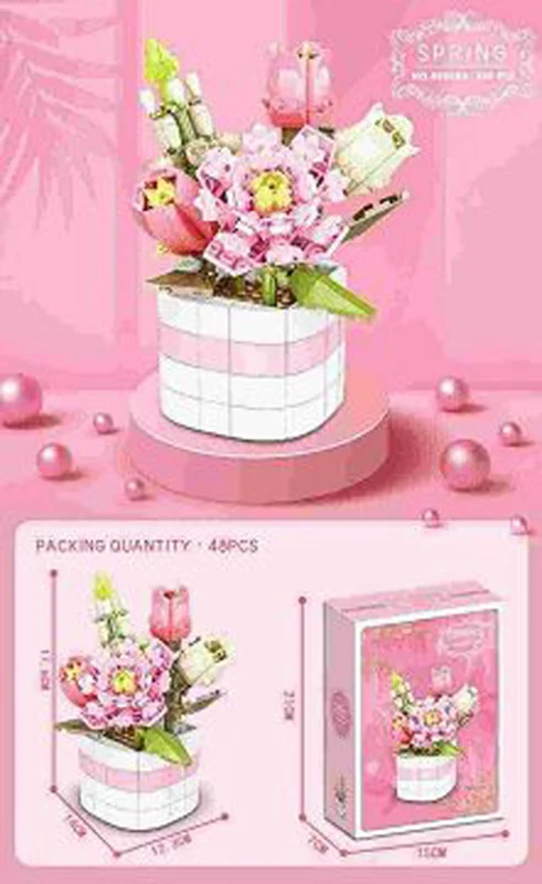 لگو گل بهاری Spring 88056A بستهبندی باز شده