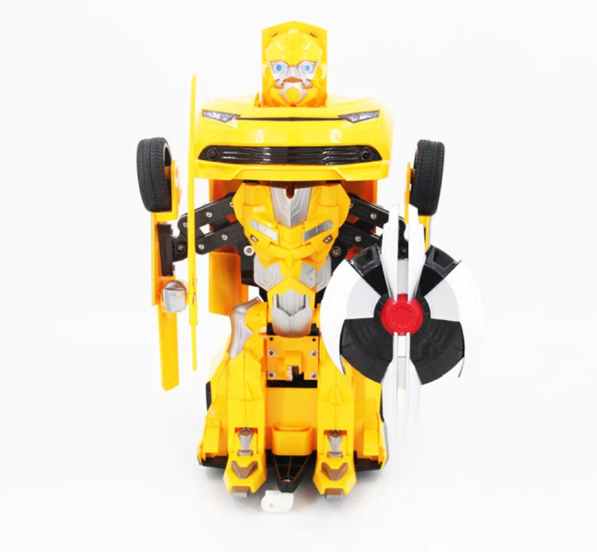 خرید ماشین کنترلی «ربات شورلوت کامارو ترانسفورمور»  MZ Transformers Robot Deformation Remote Control Car 2313P