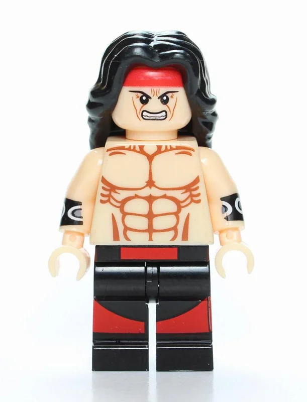 آدمک لگویی مینی فیگور لگویی «لیو کنگ» Kopf Mortal Kombat Series Minifigure Liu Kang