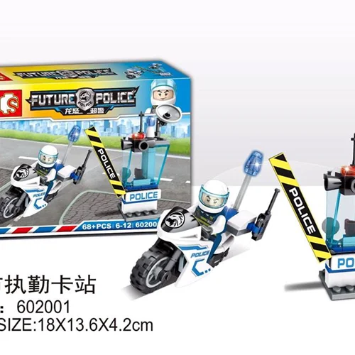 لگو «پلیس آینده، موتور سیکلت و پایگاه پلیس»