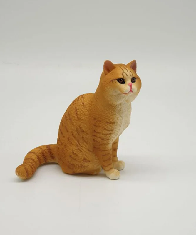 خرید فیگور حیوان وحشی فیگور «گربه نژاد مو کوتاه انگلیسی» فیگور مدل واقعی حیوانات، مجسمه حیوان، مدل شبیه سازی شده حیوان British Short hair Cat Simulation Model Animals Figure PL127-3132