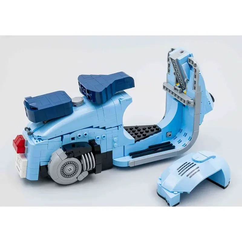 لگو Vespa 125 مدل کلاسیک قطعات در حال ساخت