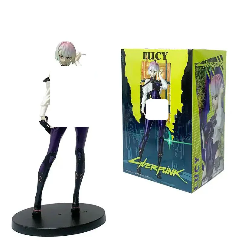 جعبه بستهبندی فیگور لوسی سایبرپانک ادجرانرز Cyberpunk Edgerunners Lucy Model Action Figure