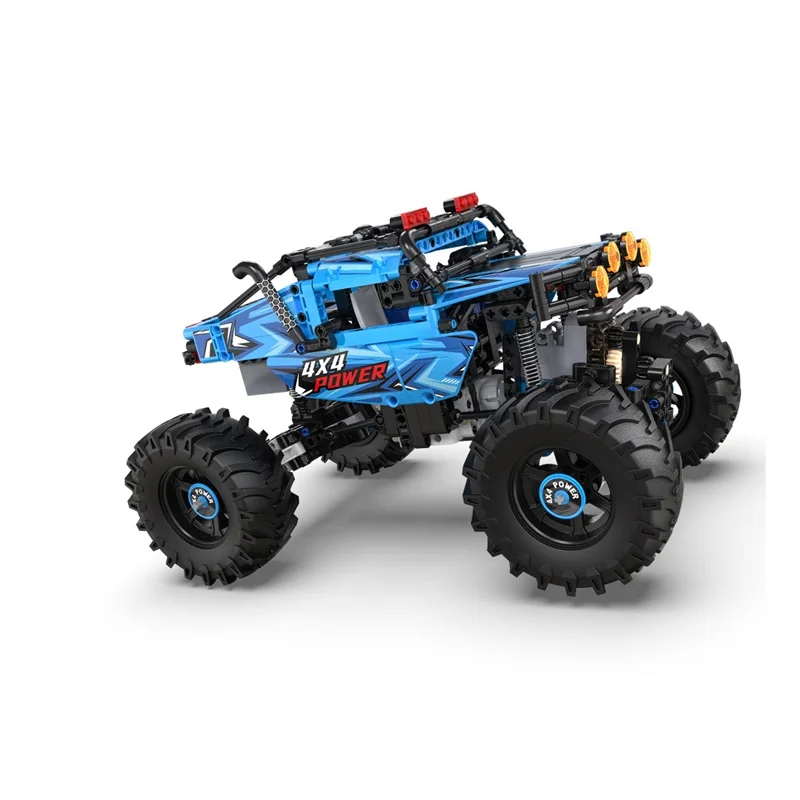 خرید لگو کادا «ماشین کنترلی هیولا اتومبیل RC 4x4 آفرود» CaDa Blocks Monster Truck with Remote Control 4x4 Off-Road C61008W