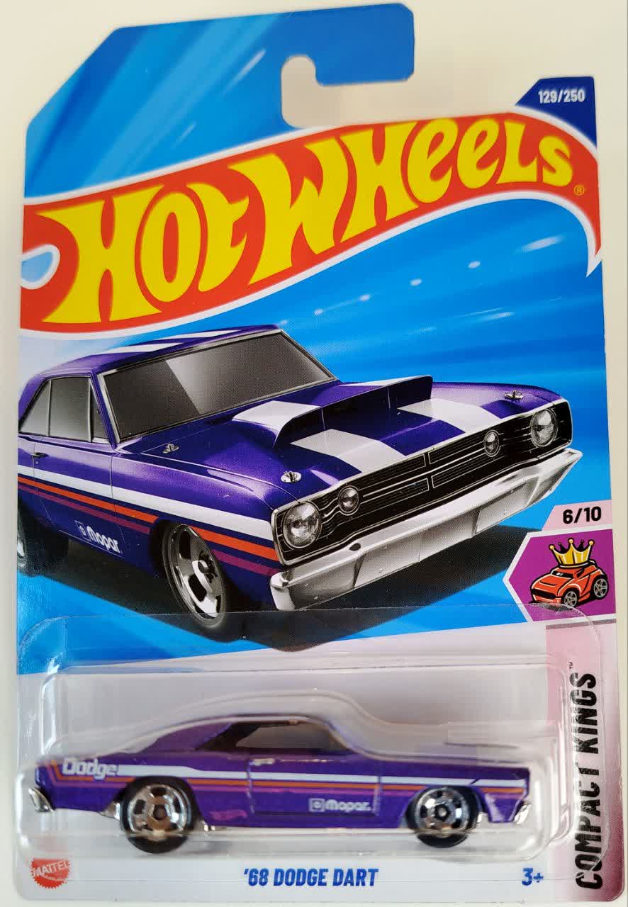 ماشین فلزی هات ویلز 68 دوج دارت 68Dodge Dart