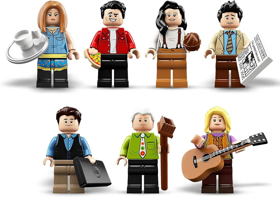 خرید لگو «ست هفت تایی پرک فرندز»، آدمک لگویی، لگو آدمکی، مینی فیگور آدمک، مینی فیگور لگویی Minifigures Lego Central Perk Friends TV Show Series Set Of 7