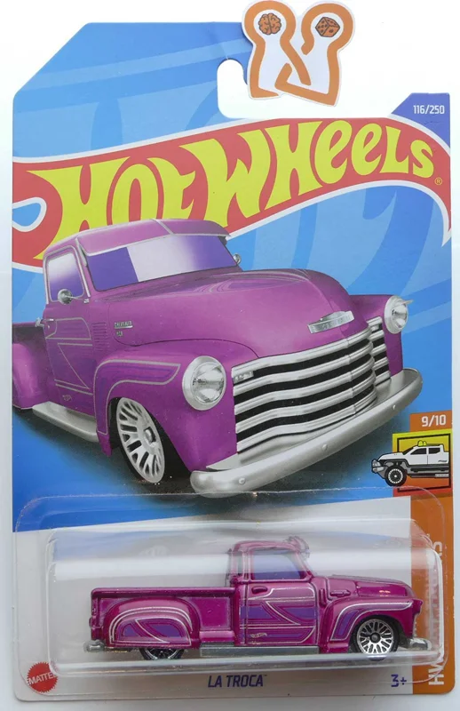 بستهبندی روکارتی ماشین فلزی هات ویلز لا تراکا Hot Wheels La Troca
