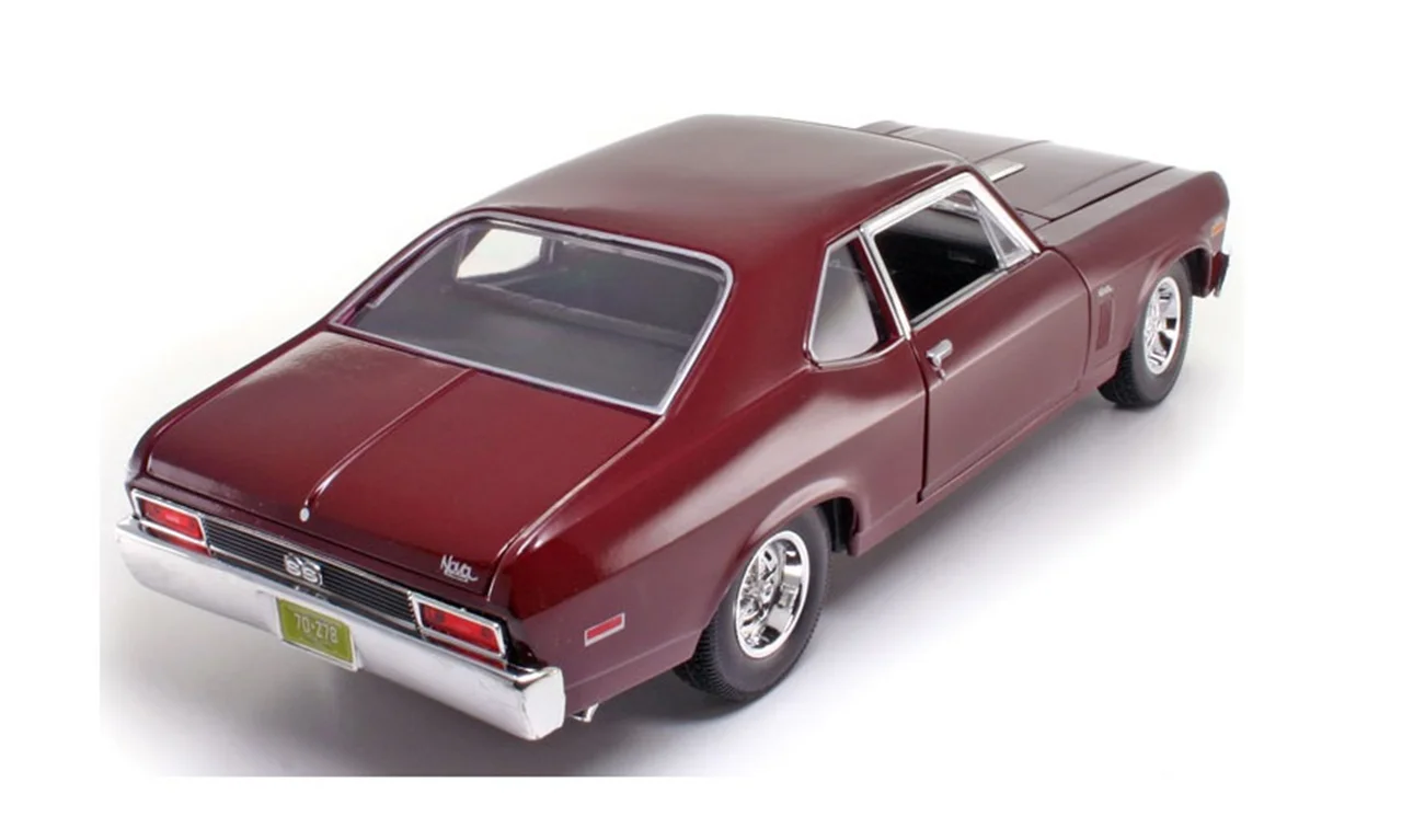 خرید ماشین فلزی مایستو «شورولت نوا 1970 Ss» ماشین فلزی Maisto 1970 Chevrolet Nova Ss Coupe Red 31132