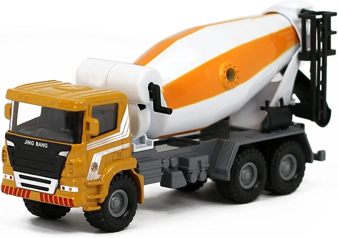 ماکت فلزی جینگ بنگ «ماشین مخلوط کن بتن میکسر بتن» Jing bang Diecast Concrete mixer