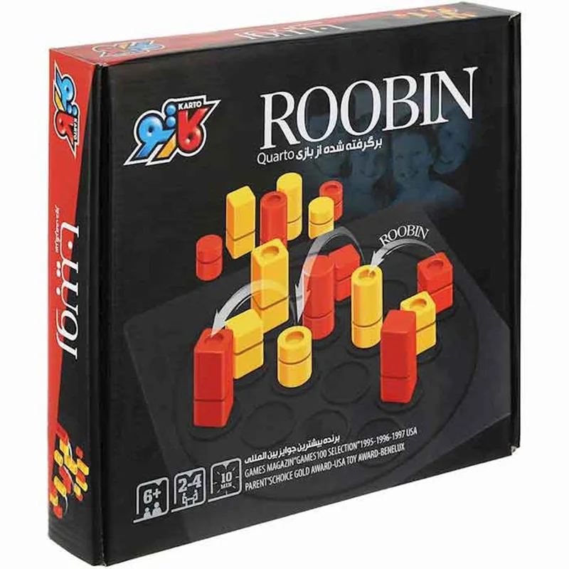 بازی فکری  رو میزی روبین براساس بازی کوارتو Roobin