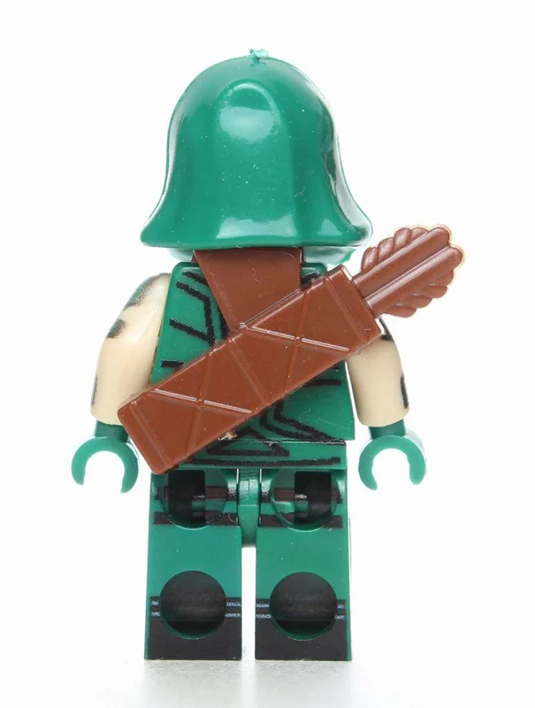 مینی فیگور گرین ارو با تیر و کمان Pogo Green Arrow – نمای پشت