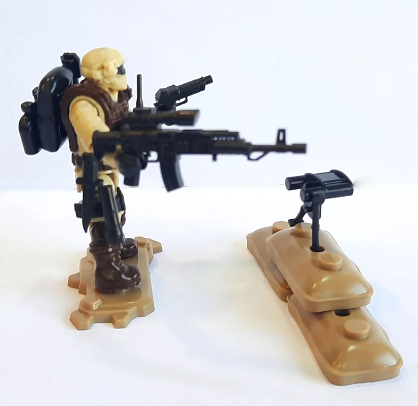 خرید لگو «سرباز نیروی ویژه با تجهیزات نظامی»، لگو ارتشی، لگو نظامی لگو سرباز، لگو آدمکی، مینی فیگور آدمک، مینی فیگور لگویی  X-Block Special Troops Military Soldier minifigures Lego Series XJ-981G