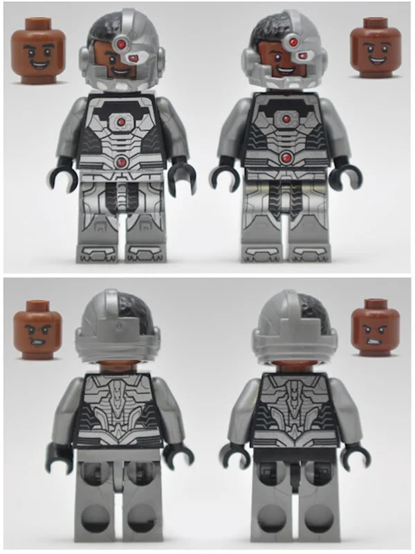 چهار نمای مینی فیگور لگویی سیبورگ