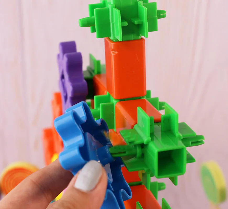 خرید بازی مجموعه سازه های چرخ دنده ای «گیربکس Gear Box» Top Toy Gear Box! 60pcs