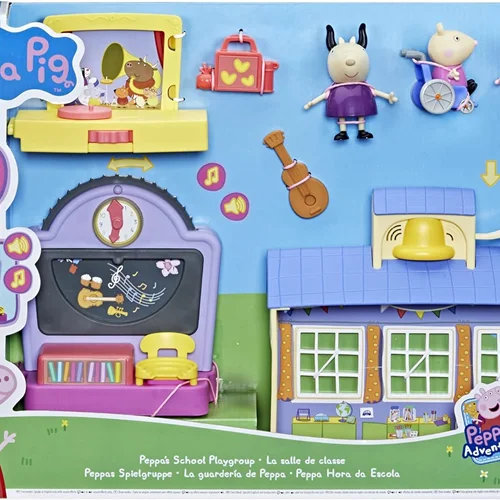 مدرسه پپا پیگ با گفتار و صدا Peppa's School Playgroup La Salle De Class F2166