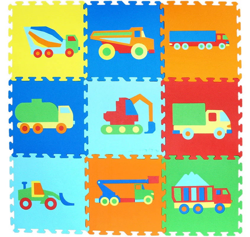 قطعات کف پوش فومی - نمای نزدیک