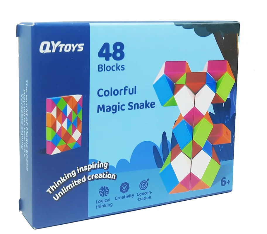 جعبه بستهبندی روبیک ماری ۴۸ قطعه برند QY Toys