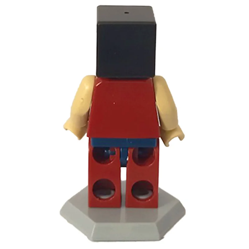 نمای پشتی مینی فیگور لگو واندر وومن ماینکرفتی با جزئیات پشت لباس و طراحی شلوارک