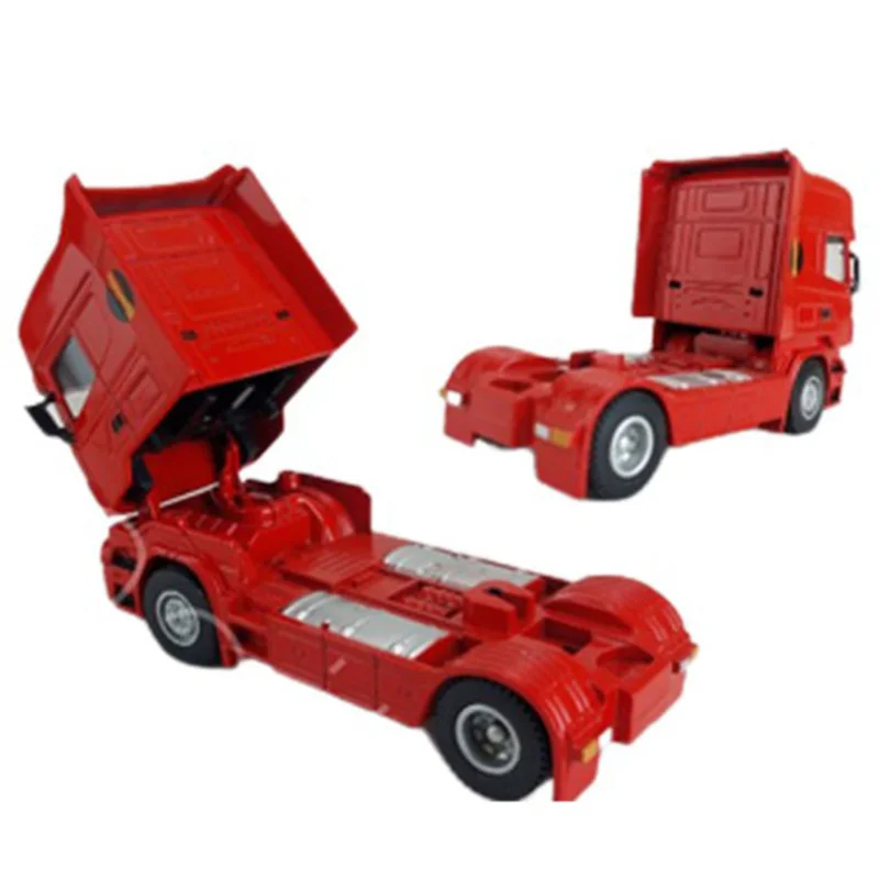 ماکت فلزی اسباب بازی ماشین فلزی های تراک « کامیون کشنده اسکانیا تک محور» Hy Truck Diecast Onexl Trailer Towing Vehicle Truck Scania sovran 5012-32