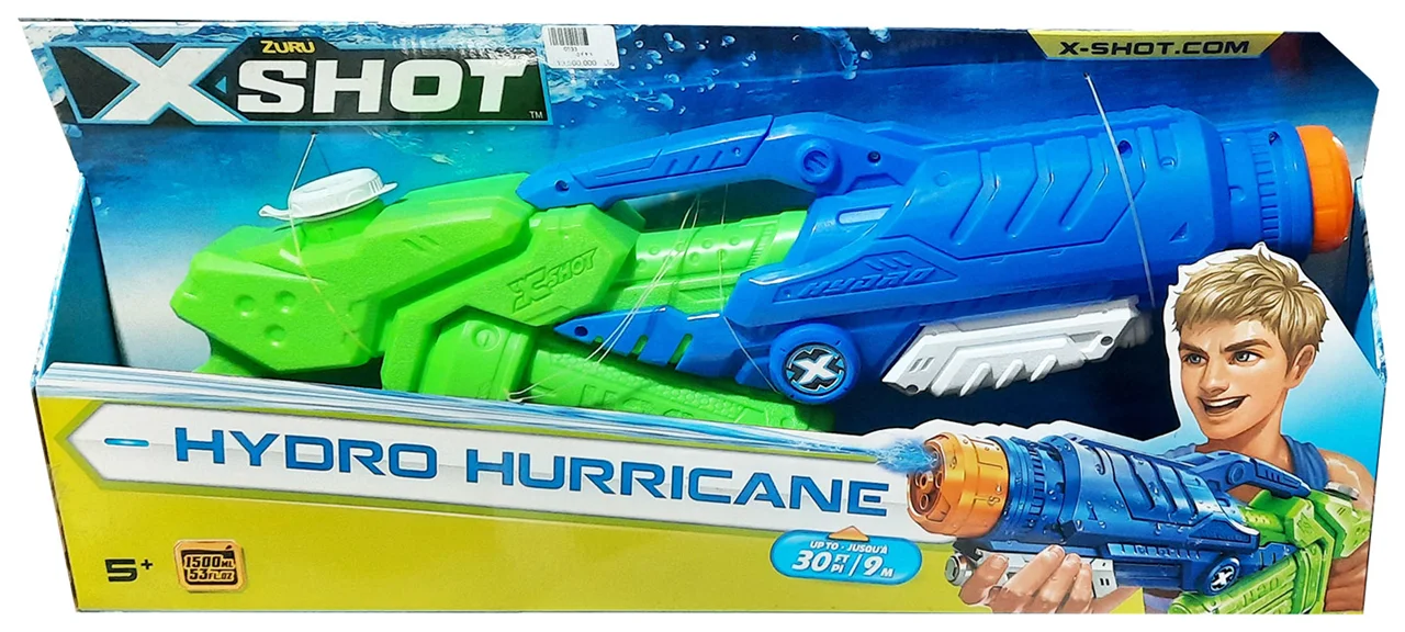 خرید زورو ایکس شات «تفنگ آبپاش ایکس شات هیدرو هوریکن»  Zuru X Shot Hydro Hurricane Water Gun 5641