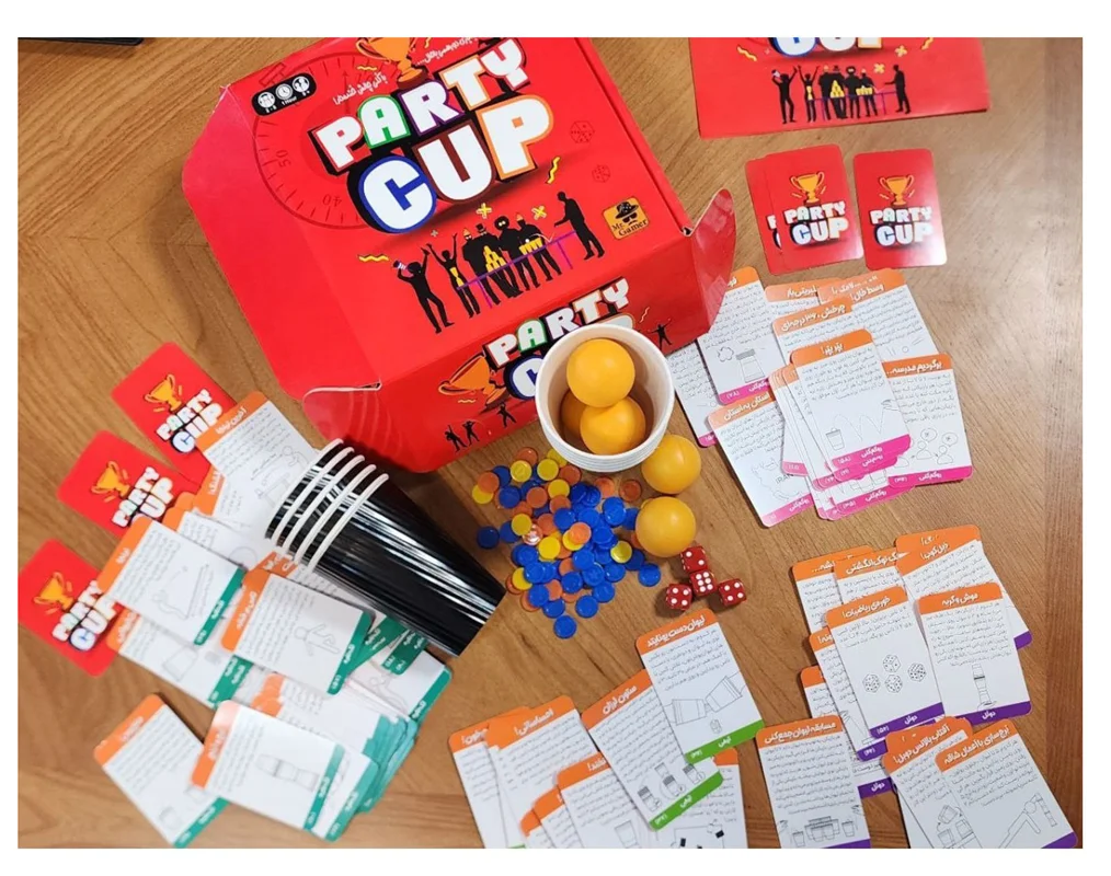 توکنهای رنگی شرطبندی بازی پارتی کاپ