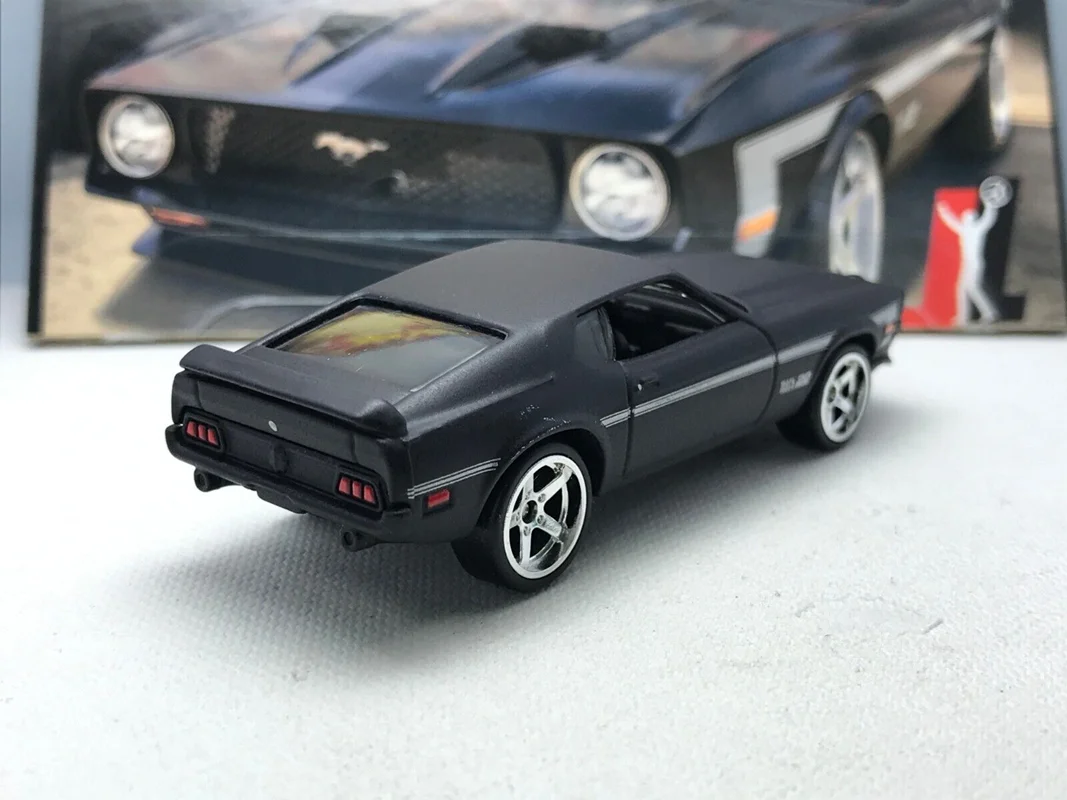 خرید ماشین فلزی ماکت فلزی هات ویلز کار کالچر «71 موستانگ ماخ» ماشین فلزی Hot Wheels Car Culture Premium Boulevard 71 Mustang Mach 1  56 HCR21