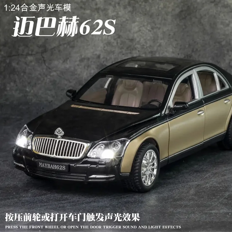 خرید ماشین فلزی ایکس ال جی «62S مرسدس میباخ» ماشین فلزی XLG Diecast Car Model Mercedes Maybach 62S 2003 M929H