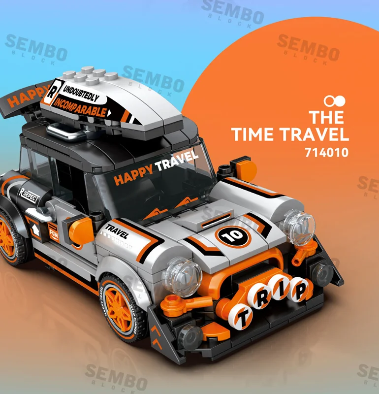 خرید لگو سمبو بلاک سری جهانی فیموس کار BK.8 «تایم تراول» Sembo Blocks Famous car world series BK.8 The Time Travel 714010