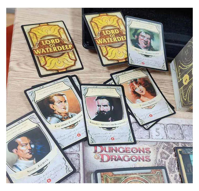 نمای کارتهای مأموریت بازی اربابان واتردیپ Lords of Waterdeep