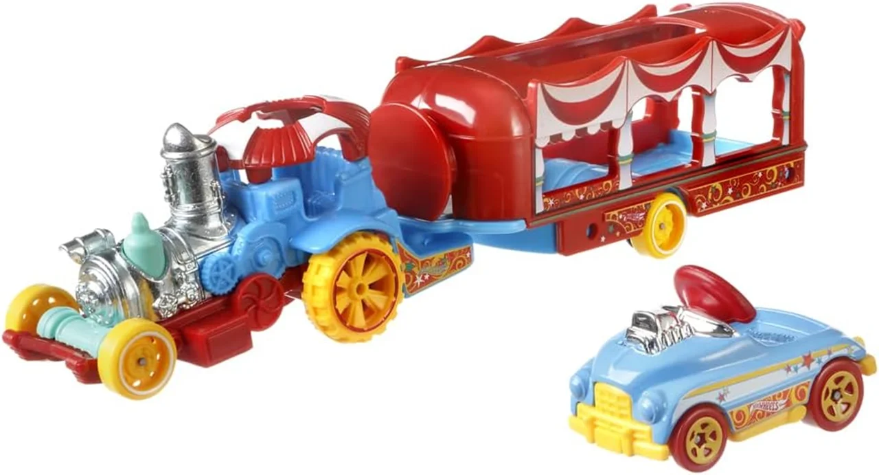 خرید ماشین فلزی هات ویلز کامیون «کار نیوال استیمر» کامیون فلزی Hot Wheels Super Car-Nival Steamer FKW89-LA135 BDW51