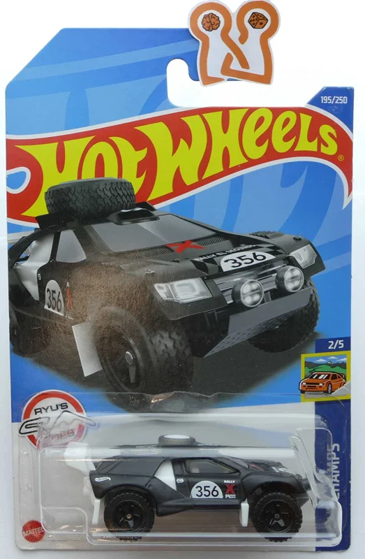 نمای جانبی ماشین فلزی هات ویلز سند برنر مدل Hot Wheels Sand Burner Rally Champs