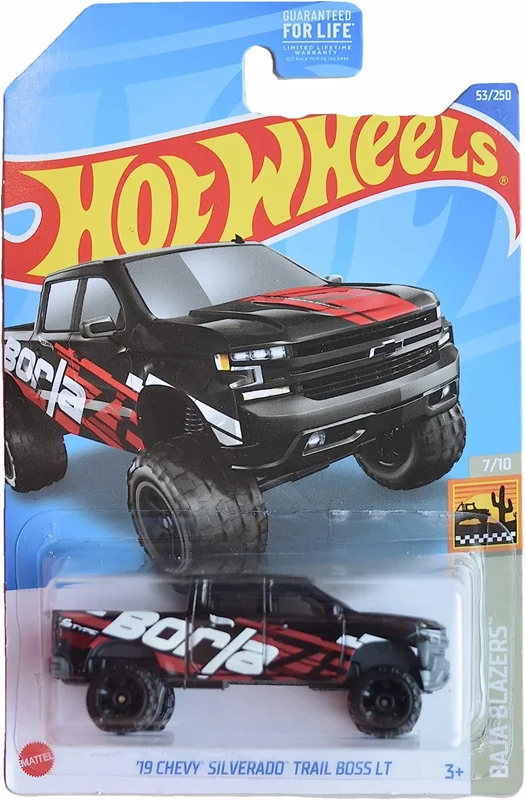خرید ماشین فلزی ماکت فلزی هات ویلز « شوی سیلواردو تریل باس LT» ماشین فلزی Hot Wheels 19 Chevy Silverado Trail Boss LT Blaja Blazers 7/10 53/250