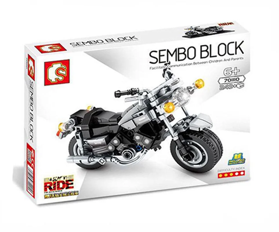 خرید لگو سمبو بلاک «موتور سیکلت» Sembo Block motorcycle Lego 701110