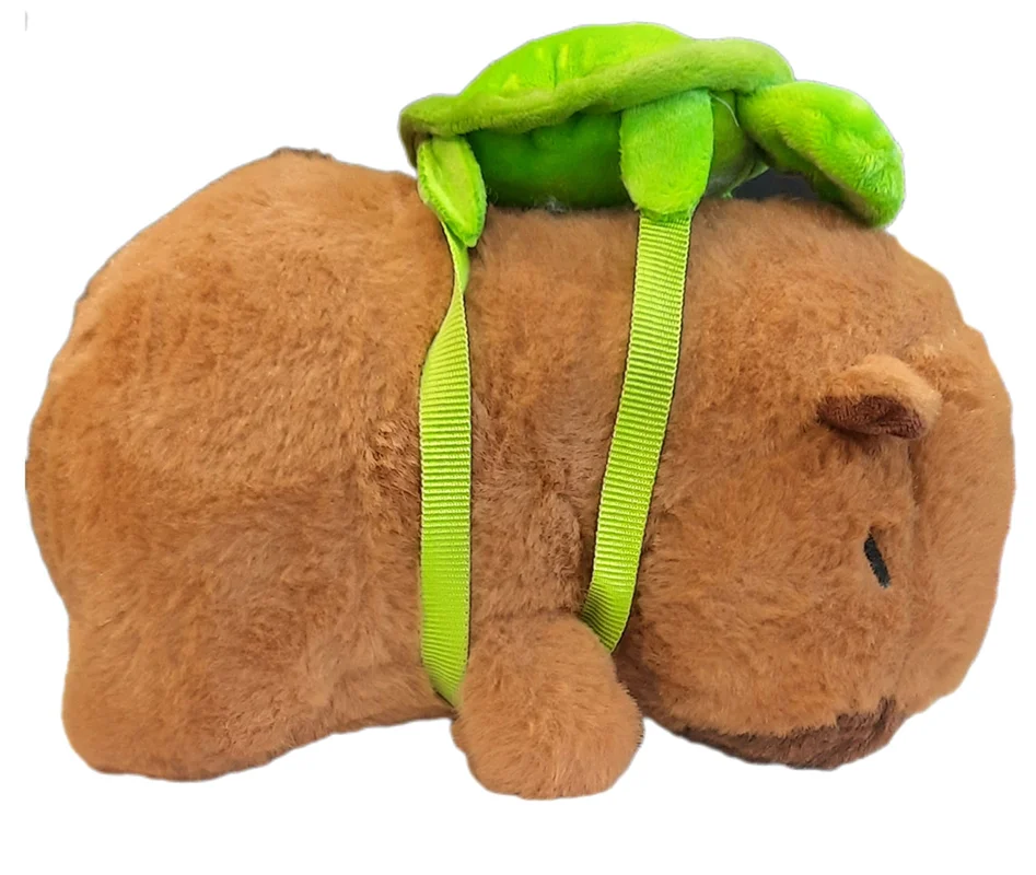 خرید عروسک «موش خرما با یک لاک پشت کوچولو» اسباب بازی عروسک پولیشی Persimmon Plush Doll