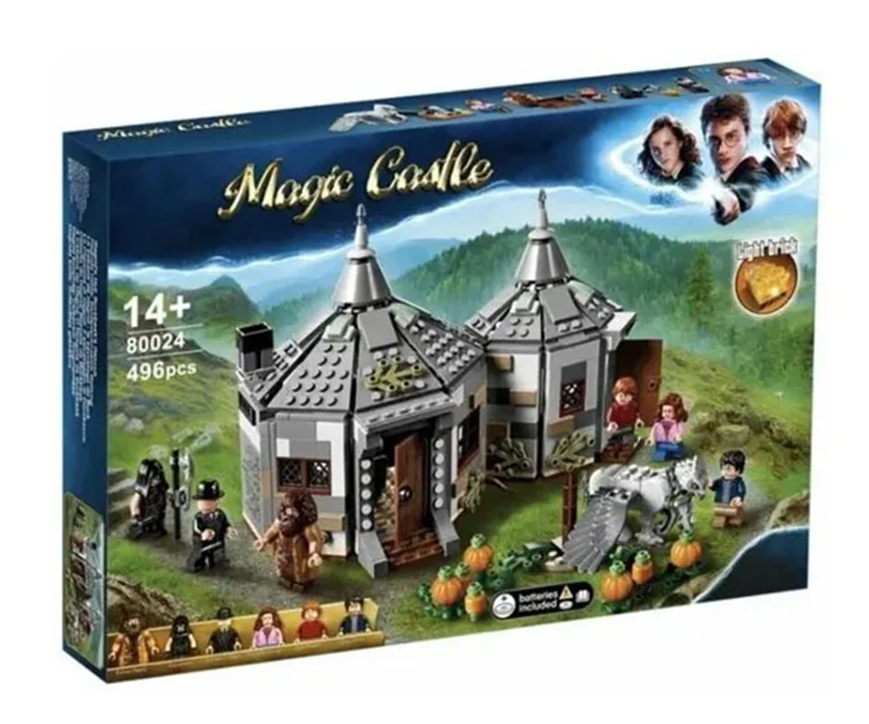 خرید لگو کلبه، لگو هری پاتر، لگو هرمیون، لگو هاگرید، لگو رون ویلی، لگو «کلبه هاگرید، جهان جادویی فانتزی»  Lego Building Blocks Harry Potter 6087