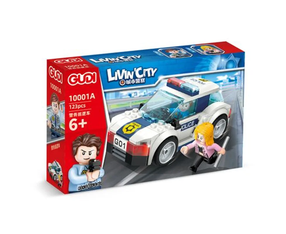 خرید لگو ساختنی زینلکسین گودی «لیوین سیتی، مجموعه دزد و پلیس» لگو  Xinlexin Gudi Lego Livin City 10001A-10001B- 10001C-10001D