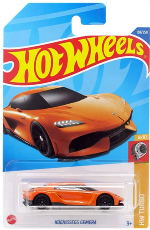 خرید ماشین فلزی ماکت فلزی هات ویلز «کوئینیگسِگ جمرا» ماشین فلزی Hot Wheels Koenigsegg Gemera HW Turbo 8/10 138/250