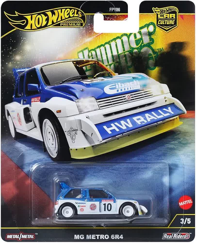 ماشین هات ویلز پریمیوم کار کالچر ام جی مترو مدل Premium Car Culture MG Metro 6R4