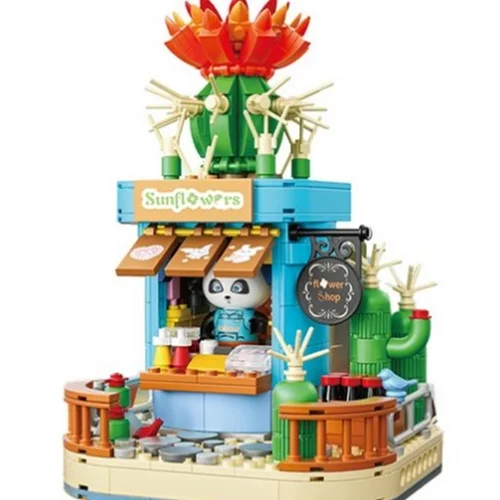 لگو پاندا گل فروشی کاکتوس 6630123 Panda Flower Shop Cactus