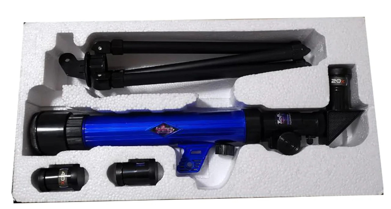 خرید بازی فکری تجهیزات علمی «تجهیزات علمی «تلسکوپ آموزشی C2101» Chang Sheng Toys Astro Observation Educational Telescope Celestial Body Accidence