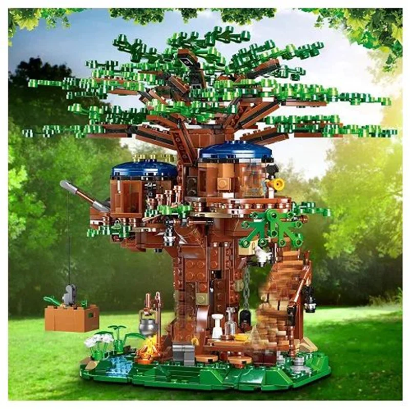 خرید لگو یونری «خانه درختی»  Yunri Bricks Blocks Tree House 33111