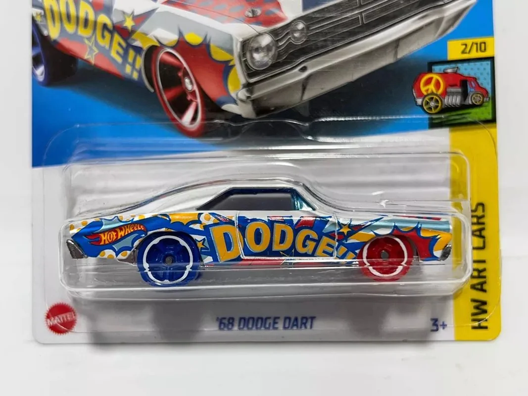 خرید ماشین فلزی ماکت فلزی هات ویلز «68 دوژ دارت» ماشین فلزی  Hot Wheels 68 Dodge Dart HW Art Cars  2/10  63/250