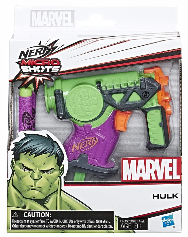 خرید تفنگ اسلحه نرف تیر ابری نرف «میکروشات هالک» NERF Microshots Hulk Blaster E2931