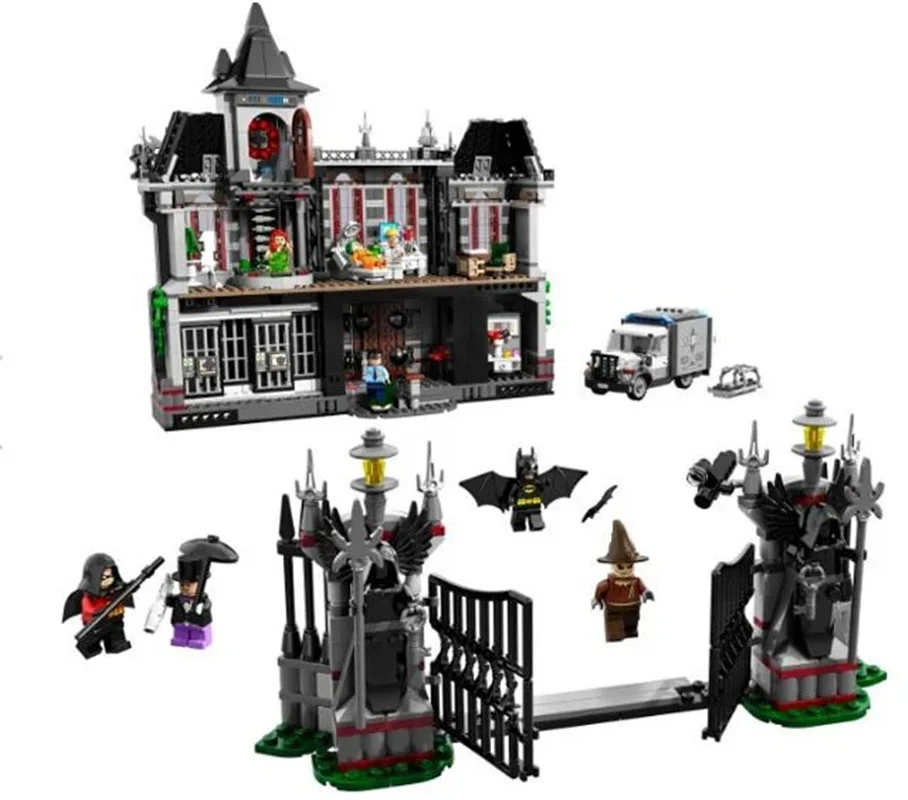 خرید لگو جی سی «فرار جوکر از بیمارستان آرکام» Building Blocks JiSi Super Heroes Arkham Asylum Escape lego 7124
