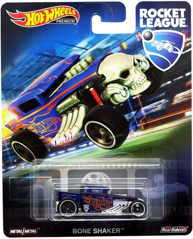 خرید ماشین فلزی ماکت فلزی هات ویلز «بُون شیکر» ماشین فلزی Hot Wheels Premium Rocket League Bone Shaker FYP64